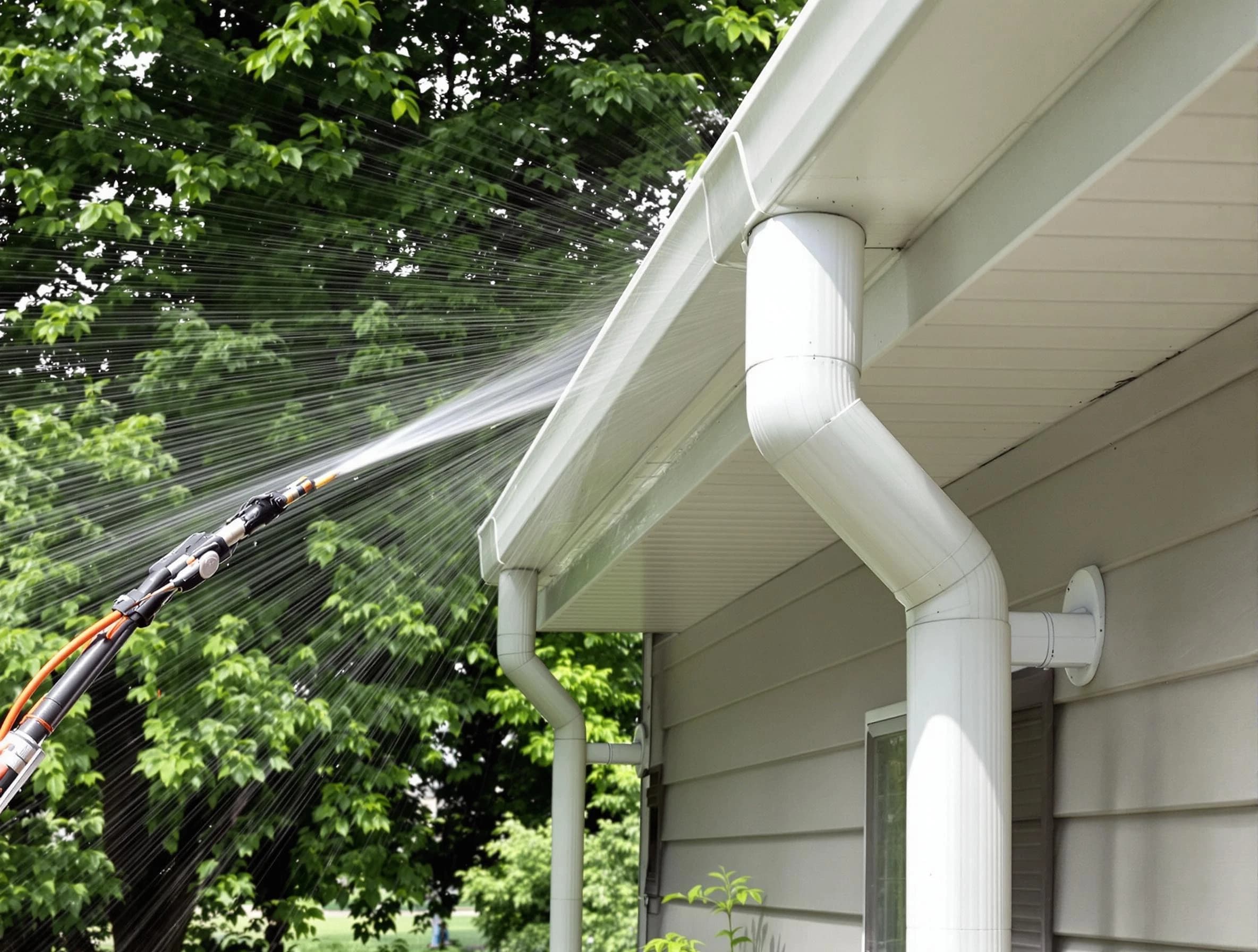 Cleared gutters by Shaker Heights Roofing Company for a clean drainage system in Shaker Heights, OH