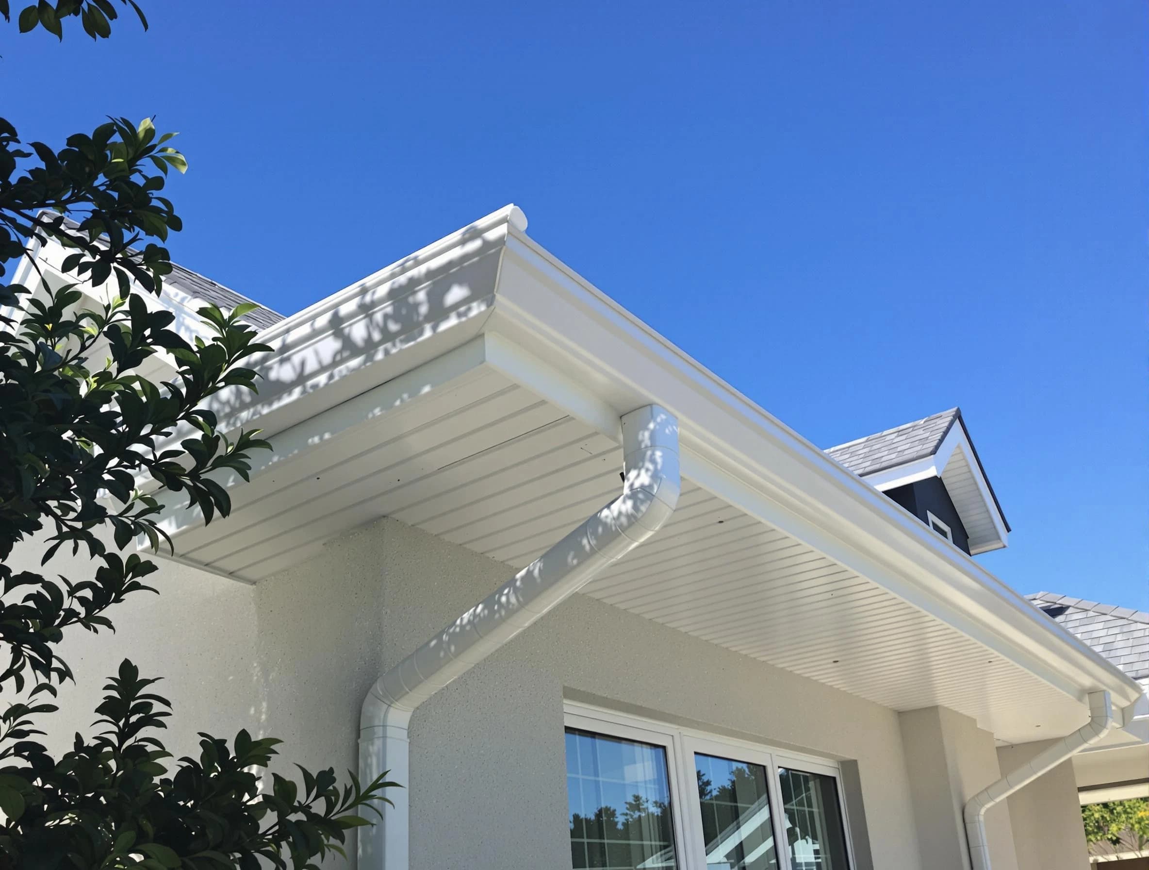 Custom-fit rain gutter system by Shaker Heights Roofing Company in Shaker Heights, OH